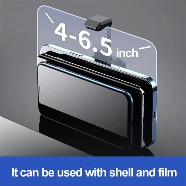 Alt view image 5 of 5 - Phone Radiator Smart Cooling Accessories Portable Quiet Fan With Lights Suitable For 4-6.5 Inch Mobile