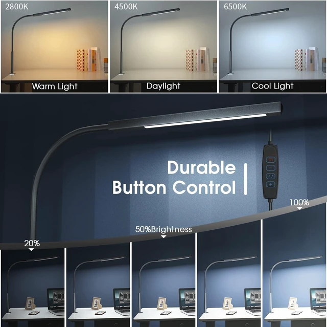 Alt view image 3 of 6 - Flexible gooseneck Clip LED Reading Light