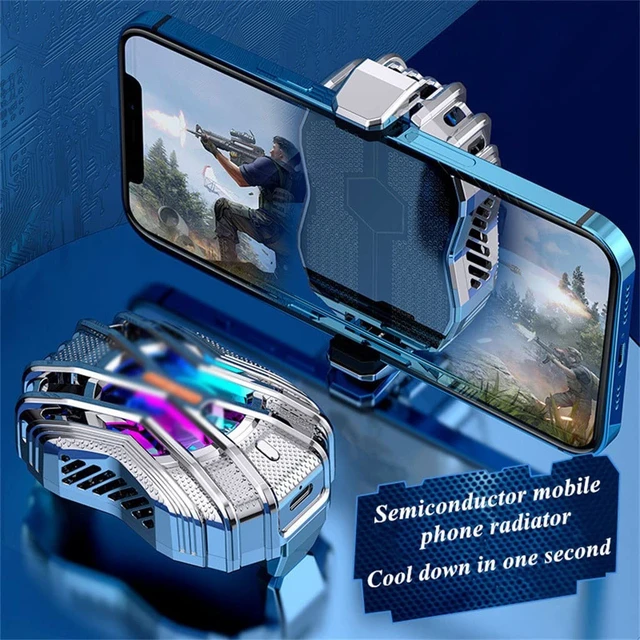 Alt view image 2 of 5 - Charging Cable Mobile Phone Radiator Semiconductor Refrigeration Fan Cooling Radiator with Charging Cable (Color : A Size : One Size) (B One Size)