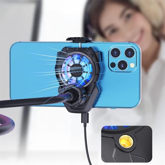 Alt view image 5 of 5 - Mobile Phone Radiator Cooling Fan Back Clip For Game RadiatorPortable(D)