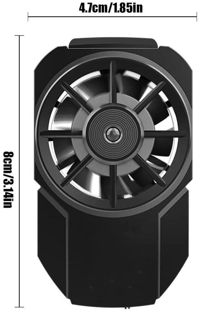 Alt view image 2 of 5 - Gaming Cellphone Radiator Phone -Compatible with Mobile Phones Snap-On Clip Cooling Case for