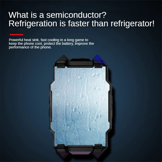 Alt view image 5 of 5 - Mobile Phone Radiator Cooling Fan Case for Cooler Cellphone