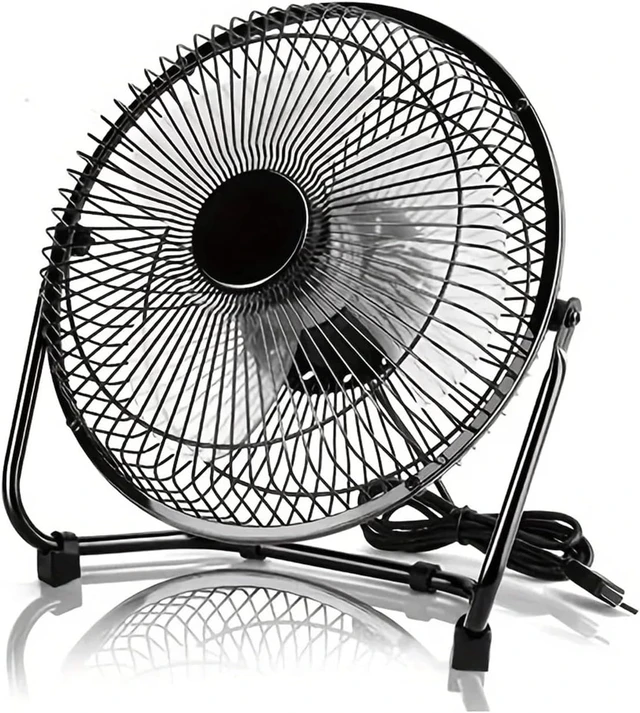 Alt view image 4 of 5 - 8-inch USB Desk Fan for Home Office