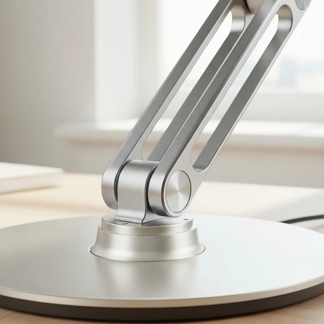 Alt view image 6 of 6 - Usb Rechargeable Fan Desk Fan Table Fan Portable Fan Quiet Performance Foldable Stand Tilting Head suitable for workplace cubicles home libraries, Silver, 5 Inch