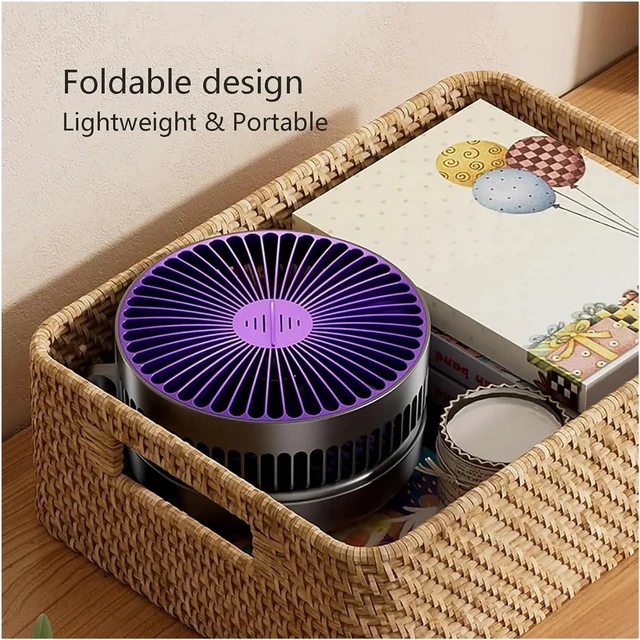 Alt view image 2 of 6 - Foldable Fan for Office Desk