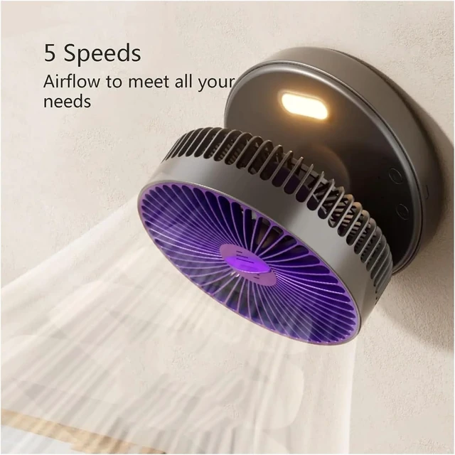 Alt view image 4 of 6 - Foldable Fan for Office Desk