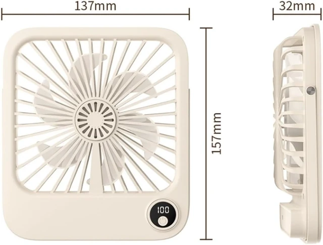 Alt view image 2 of 5 - Portable USB Folding Fan For Office Outdoor