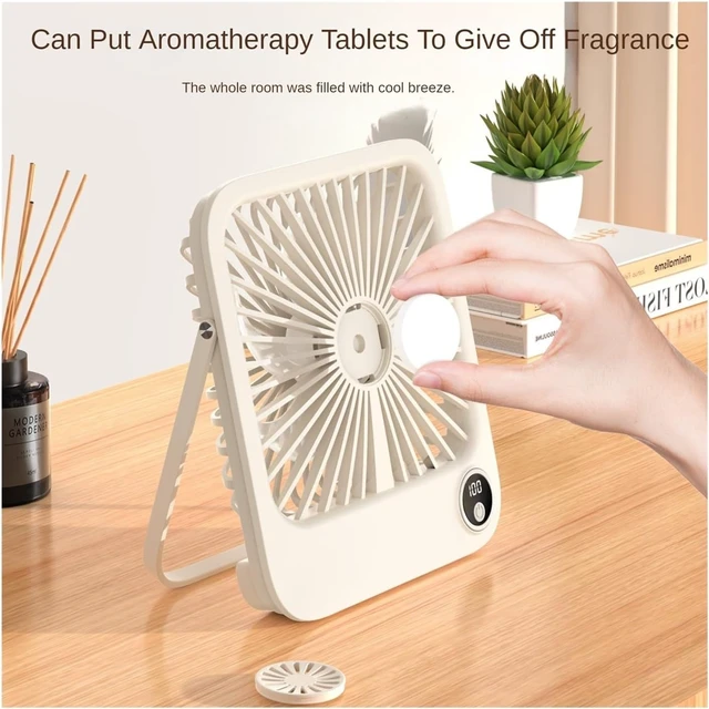 Alt view image 3 of 5 - Portable USB Folding Fan For Office Outdoor