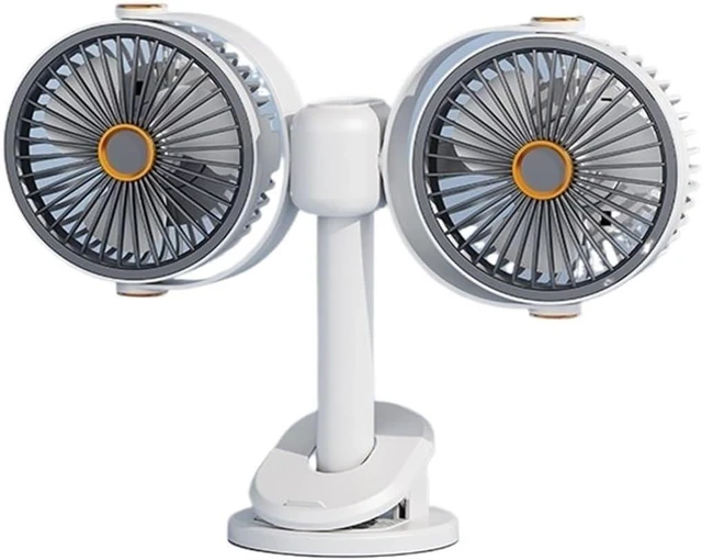 Main image of Dual-Head Fan for Desk & Wall