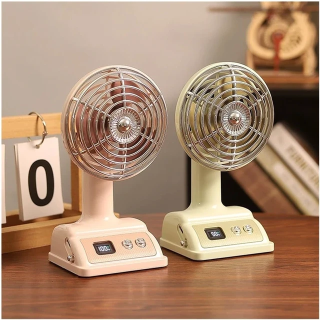 Alt view image 4 of 6 - Desktop Fan with Digital Display