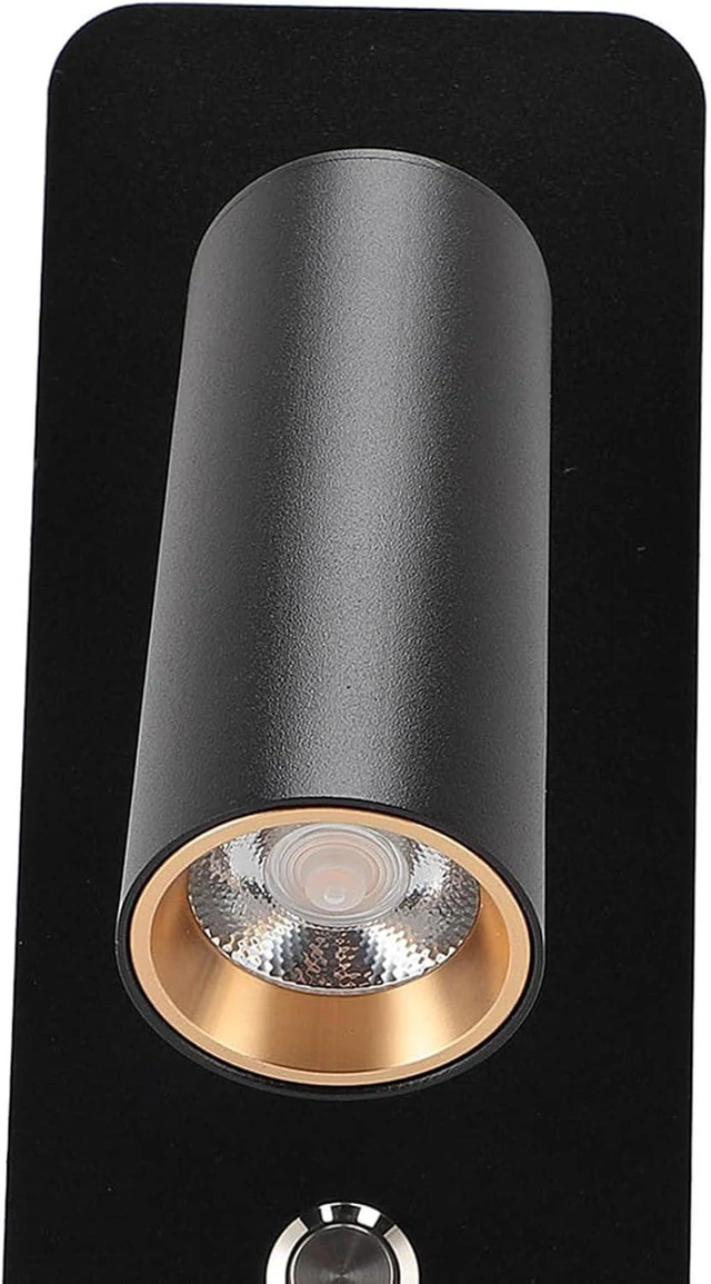 Alt view image 6 of 7 - RiToEasysports LED Wall Mounted Reading Light Minimalistic Design with USB Charger for Bedroom Living Room and Study 4000K