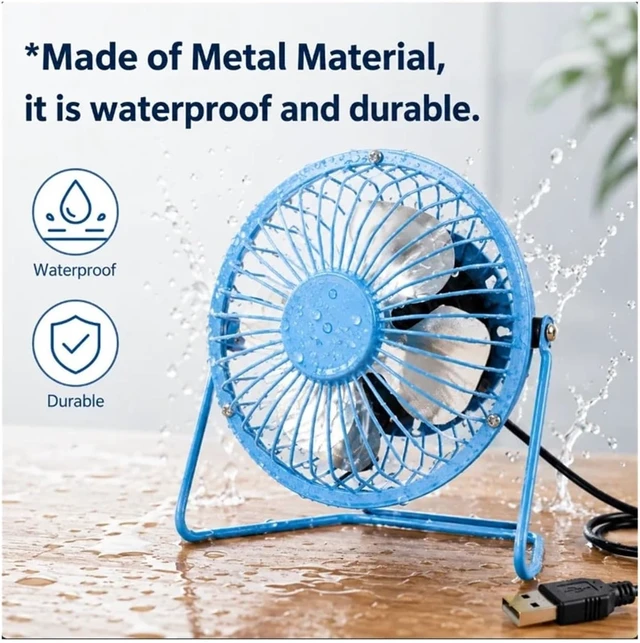 Alt view image 2 of 6 - Mini USB Fan For Office Home & Travel
