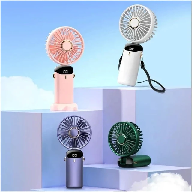 Alt view image 3 of 4 - Foldable Neck Fan For Travel & Office