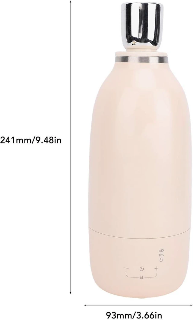 Alt view image 7 of 7 - 500ml Portable Milk Warmer, Cordless Stainless Steel Water Boiler with 18000mAh Battery for Travel Car Outdoor