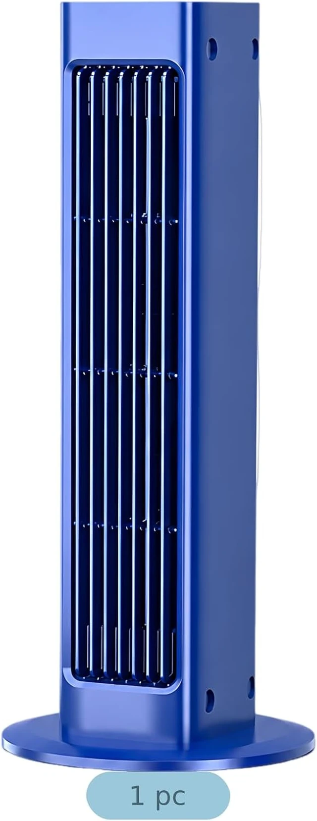 Alt view image 3 of 6 - Tower Fan, Bladeless Rechargeable Cooling Fan with 3000 mAh Battery, USB and Remote Control, Quiet Oscillating Portable Air Circulator, Desktop or Wall Mount for Office, Bedroom, Home