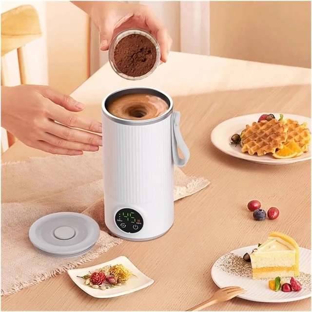 Alt view image 4 of 7 - USB Rechargeable Automatic Mixing Cup with 6 Temperature Modes for Coffee & Daily Drinks