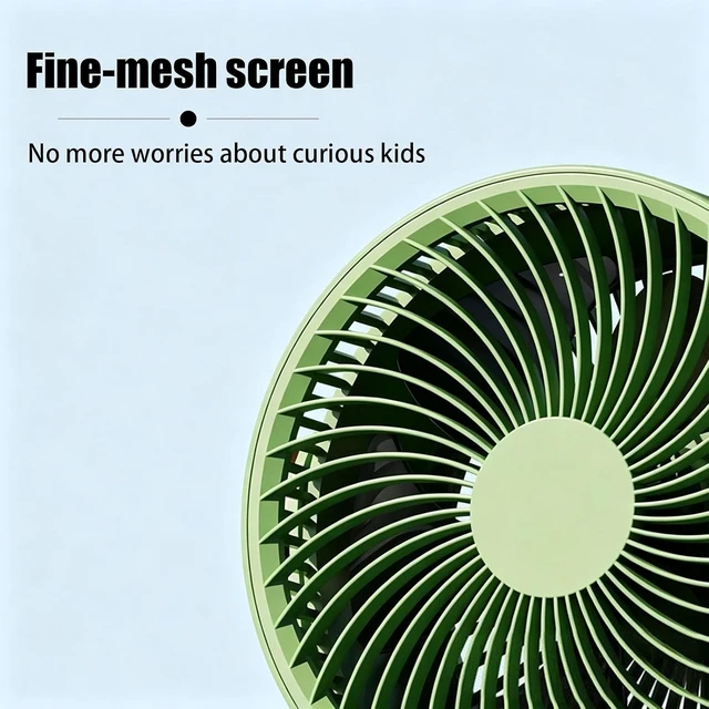 Alt view image 4 of 5 - Usb Desktop Fan, Quiet Personal Cooling Fan For Home Office Bedroom, White Tabletop Fan With Powerful Breeze, Low Noise Perfect For Desk Work & Sleep White