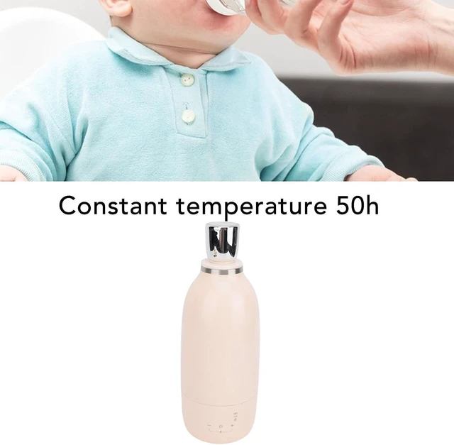 Alt view image 5 of 7 - 500ml Portable Milk Warmer, Cordless Stainless Steel Water Boiler with 18000mAh Battery for Travel Car Outdoor