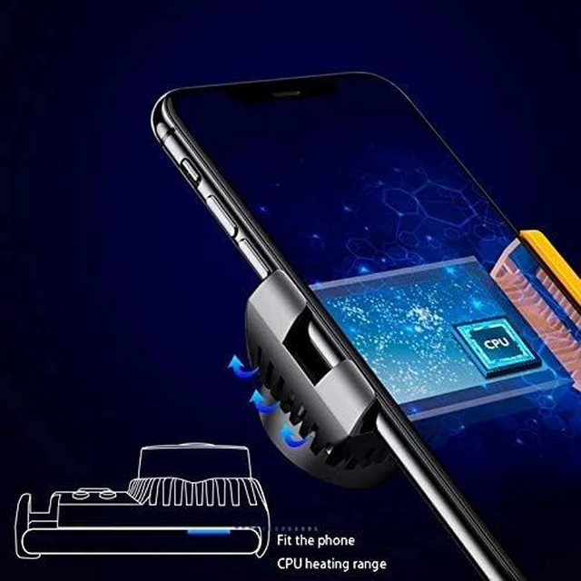 Alt view image 6 of 6 - Cell Phone Cooler Semiconductor Heatsink Radiator Phones Play Games Lives Watch Videos
