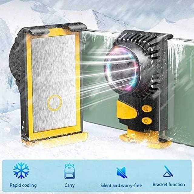 Alt view image 5 of 6 - Cell Phone Cooler Semiconductor Heatsink Radiator Phones Play Games Lives Watch Videos