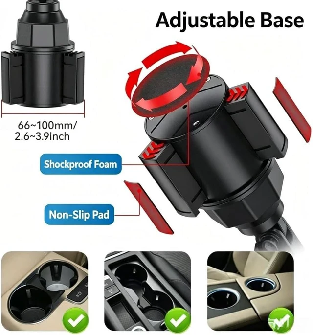 Alt view image 4 of 6 - USB Car Fan for Volvo V40 Cross Country, USB Desk Fan Mini Portable Fans Car Cooling Fan 360° Rotatable 3 Speeds Air Circulation Fan,C