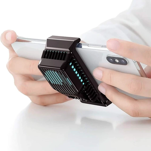 Alt view image 2 of 7 - Portable Mobile Phone Cooler Game Cooling Gaming Heat Sink Audio Aux Radiator