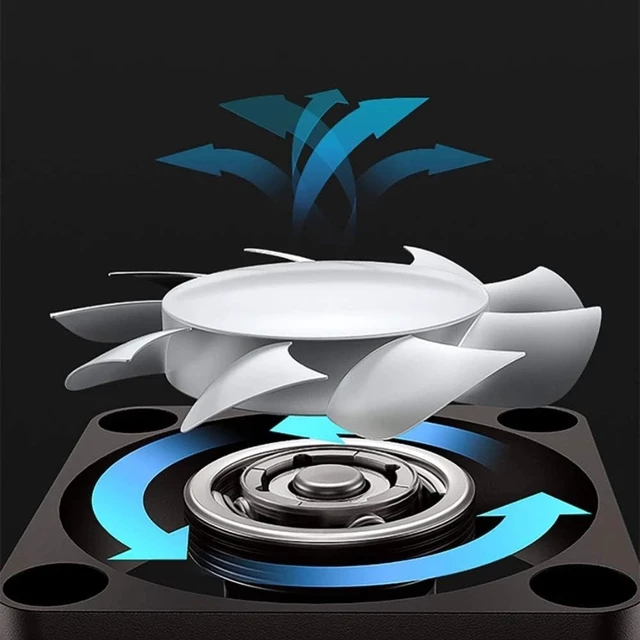 Alt view image 4 of 7 - Portable Mobile Phone Cooler Game Cooling Gaming Heat Sink Audio Aux Radiator