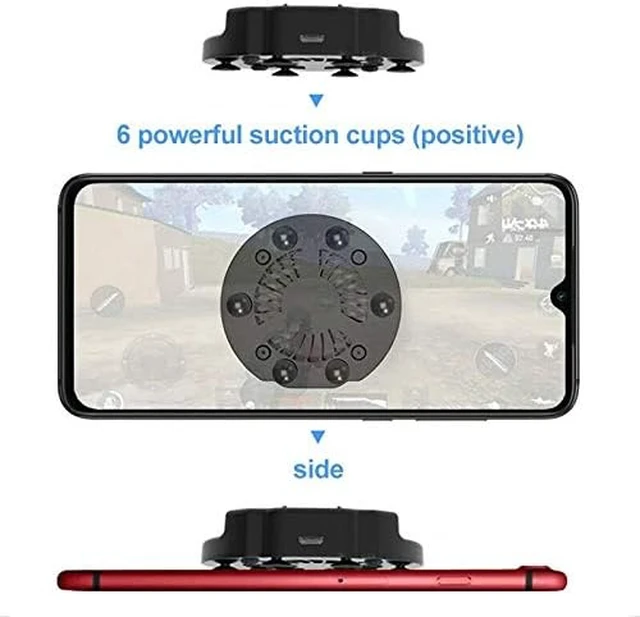 Alt view image 4 of 4 - Universal Cell Phone Mute Fan Holder Heat Sink Radiatorfor Gaming Phones Cooler Adjustable Portable