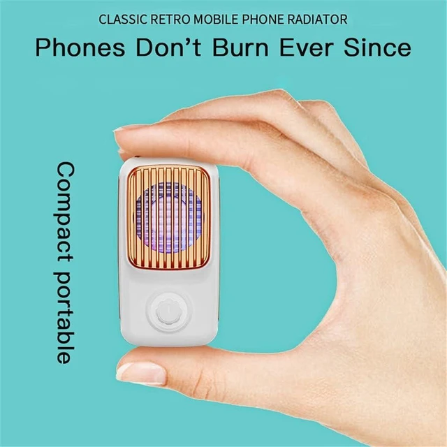 Alt view image 5 of 5 - Mobile Phone Refrigeration Radiator 3-Mode Mobile Phone Cooler Cooling Fan Holder Stand Cold Wind Handle Eat Chicken(D)