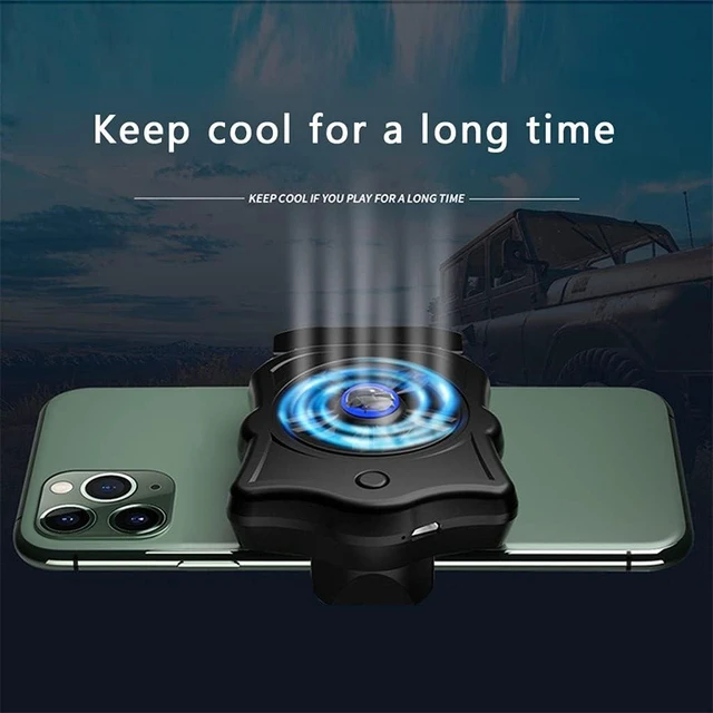Alt view image 3 of 6 - Hightech Mini Phone Cooler Holder Pad Game Refrigerator Radiator