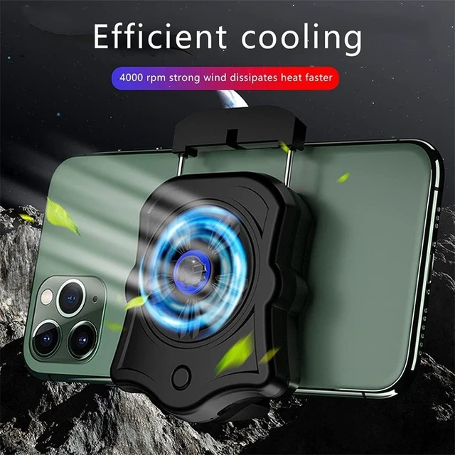 Alt view image 4 of 6 - Hightech Mini Phone Cooler Holder Pad Game Refrigerator Radiator