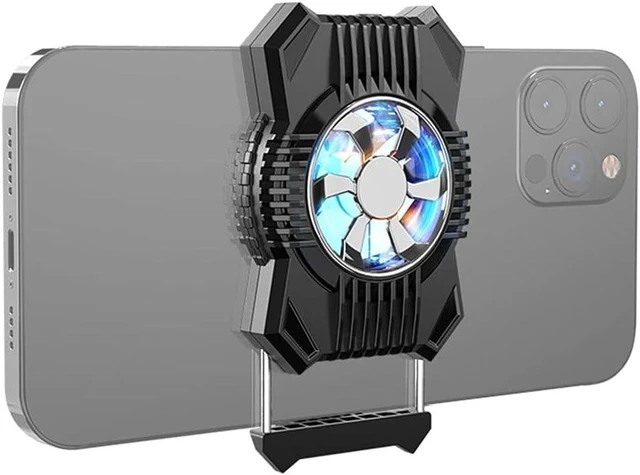 Alt view image 2 of 6 - Phone Cooler Cooling Fan Radiator Fits 4 To 7.4inch Smartphones Holder Stand