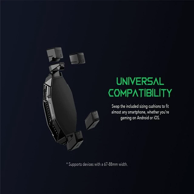 Alt view image 2 of 6 - Phone Fun Cooler Back Clip Radiating Gaming Mobile Cooling Fan Backlight Radiator Cold