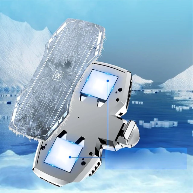 Alt view image 5 of 7 - Cell Phone Cooler Double Adjustable Rechargeable Cellphone Radiators