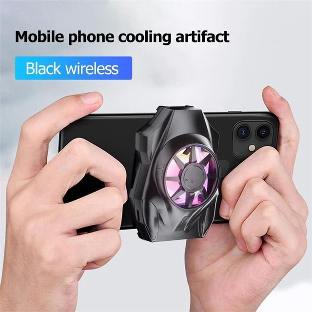 Alt view image 5 of 5 - Mobile Phone Radiator Lighting Cooler Rechargeable Mobile Portable Heat Sink Game Entertainment Accessory