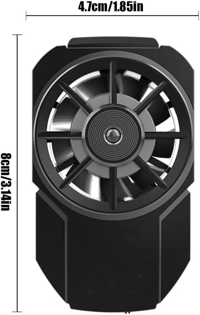 Alt view image 2 of 5 - Gaming Cellphone Radiator Phone -Compatible With Mobile Phones Snap-On Clip Cooling Case For