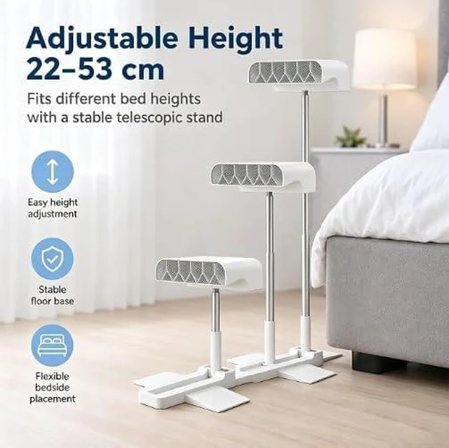 Alt view image 7 of 7 - Breezel Sleep Bed Fan For Hot Sleepers, Under Sheet Bed Cooling Fan, Usb Rechargeable, Remote Control, 5-speed Silent Airflow, Abs Material