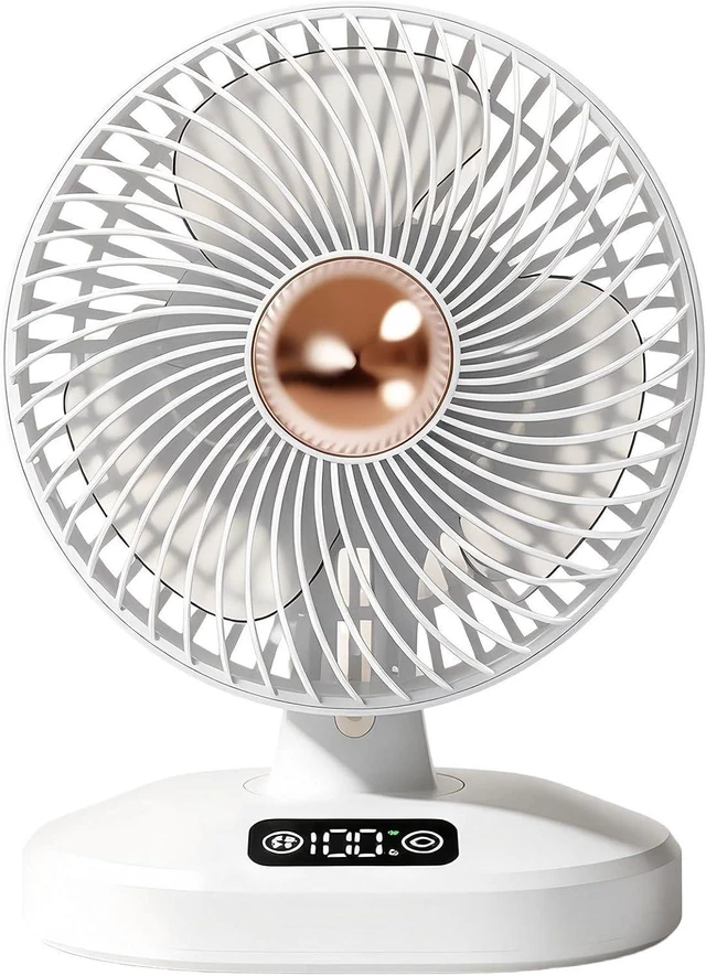 Main image of USB Desk Fan Digital Display Wall Hangable Appliance