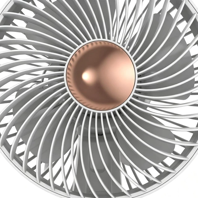 Alt view image 7 of 7 - USB Desk Fan Digital Display Wall Hangable Appliance