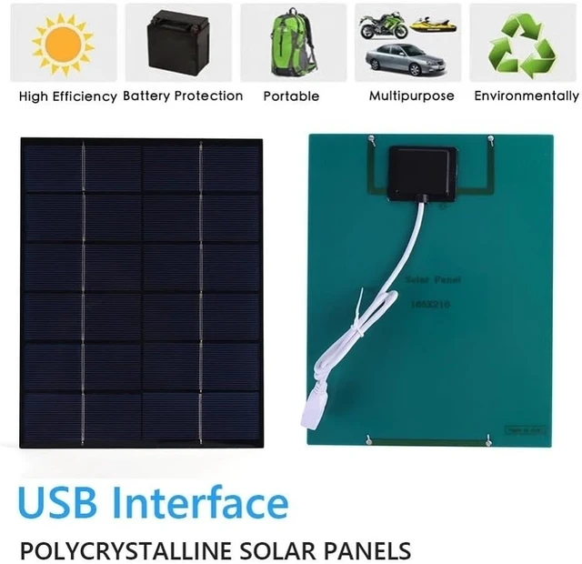 Alt view image 5 of 7 - Portable 5.5W Solar Fan with 8 Inch for blades, USB Powered Cooling Device for Pets, Dual Settings, Lightweight Polycrystalline Design, Pet Heat Relief, USB Rechargeable Blower
