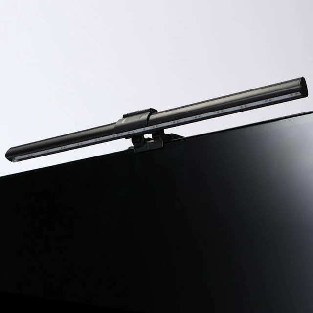 Alt view image 6 of 7 - balacoo LED USB Monitor Reading Lamp with Dimming and Adjustable Three-Color Temperature, Aluminium Alloy Computer Screen Light Bar for Eye Protection and Office Use