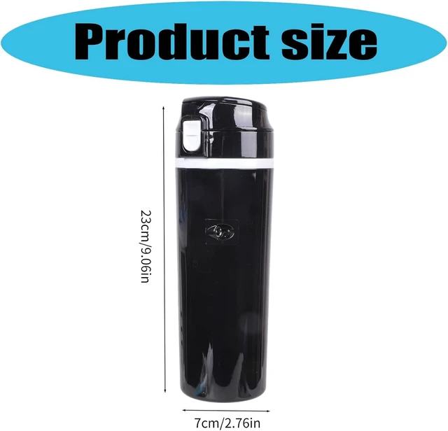 Alt view image 7 of 7 - 500ml Portable Heater Cup Electric Hot Water Cup Portable Heating Keep Your Beverages Warm During Travels Stylish and Beautiful Car