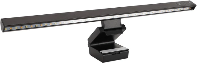 Alt view image 3 of 7 - Computer Light Bar USB Powered with 15 Lighting Modes Touch Control, LED Screen Light Bar for Home Office Gaming Desk, Glare Free Asymmetric Eye Protection Design