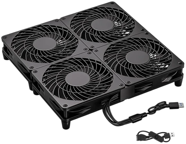 Main image of 12Cm USB Cooling Device with Controller for Computer Enclosure Electronics and Gaming Console Low Noise Design