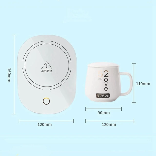 Alt view image 3 of 6 - 2xUSB Warmer Pad Portable Mug Cup Heat Beverage Mug Mat Heater Pad, 6 Pcs