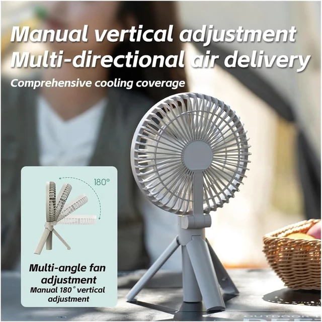 Alt view image 3 of 5 - Foldable Fan For Camping & Travel