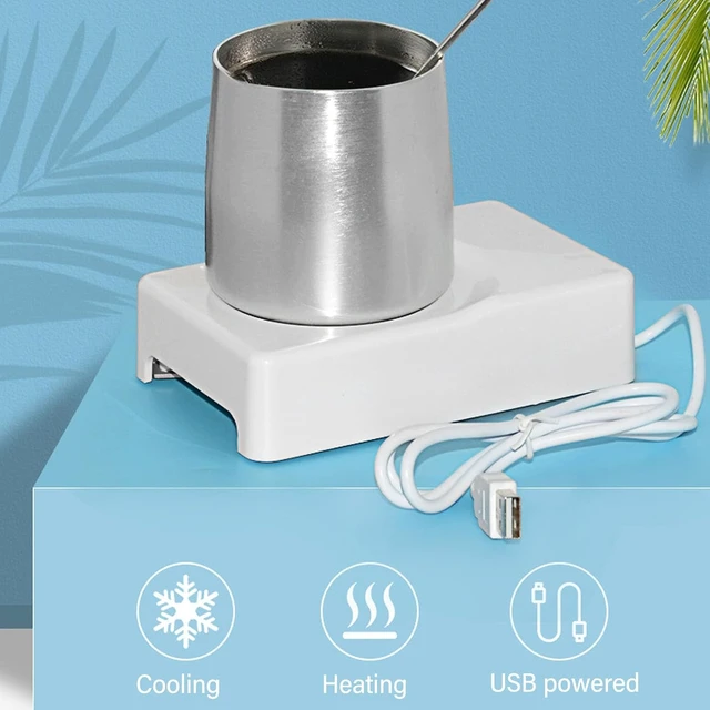 Alt view image 5 of 7 - Beverage Warmer Cooler, 140 x 90 x 35 mm / 5.5 x 3.5 x 1.4 Inches, USB Powered, Dual Use, 10 °C to 45 °C, Compact and Versatile Cup Warmer for Home, Car