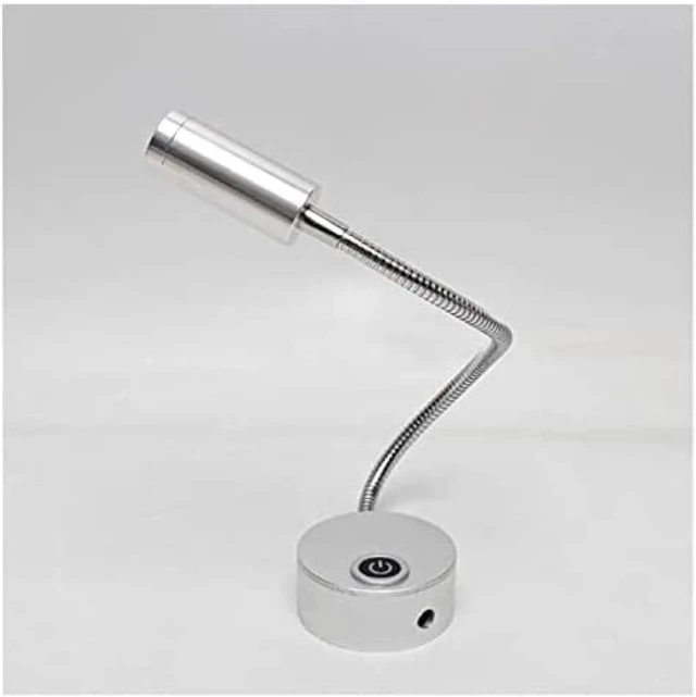 Alt view image 4 of 7 - LED Picture Light Wall Reading Light Touch Switch Dimmable Goose Neck Plug USB Lighting For Headrest Bed Night Light DC5V Reading Light