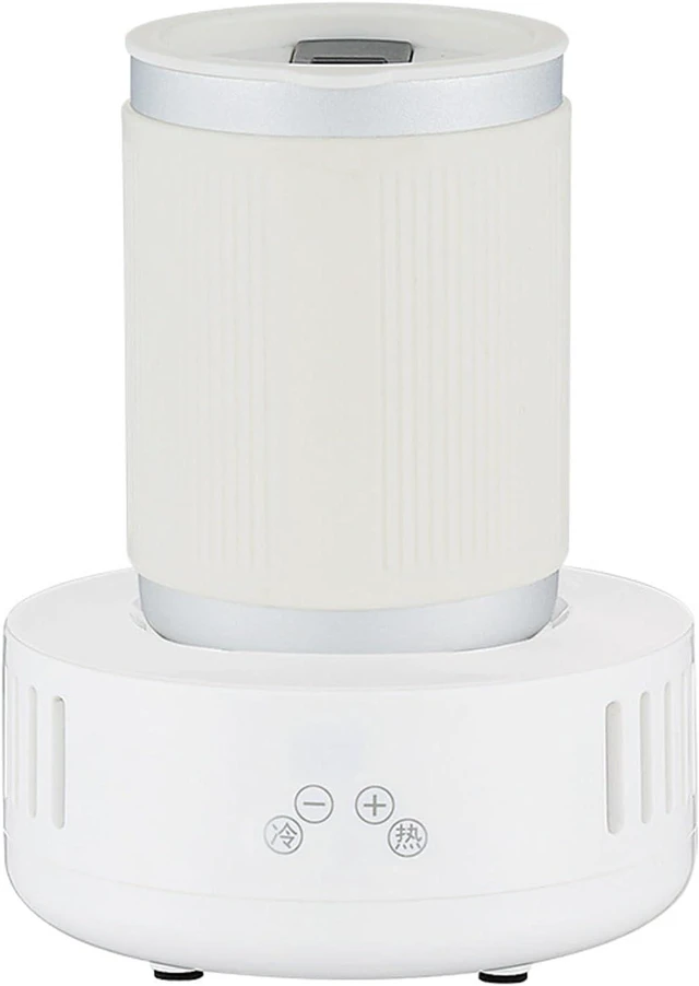 Main image of Dual-Function Hot/Cold Coaster Cup Holder: One-Touch Controls for Cooling and Heating Beer, Coffee, and Other BeveragesPerfect for Office and Home Use