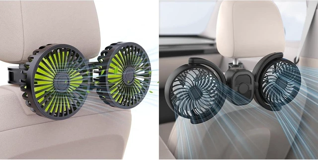 Main image of Hayousui Dual-Head Fan for Car SUV RV Trunk